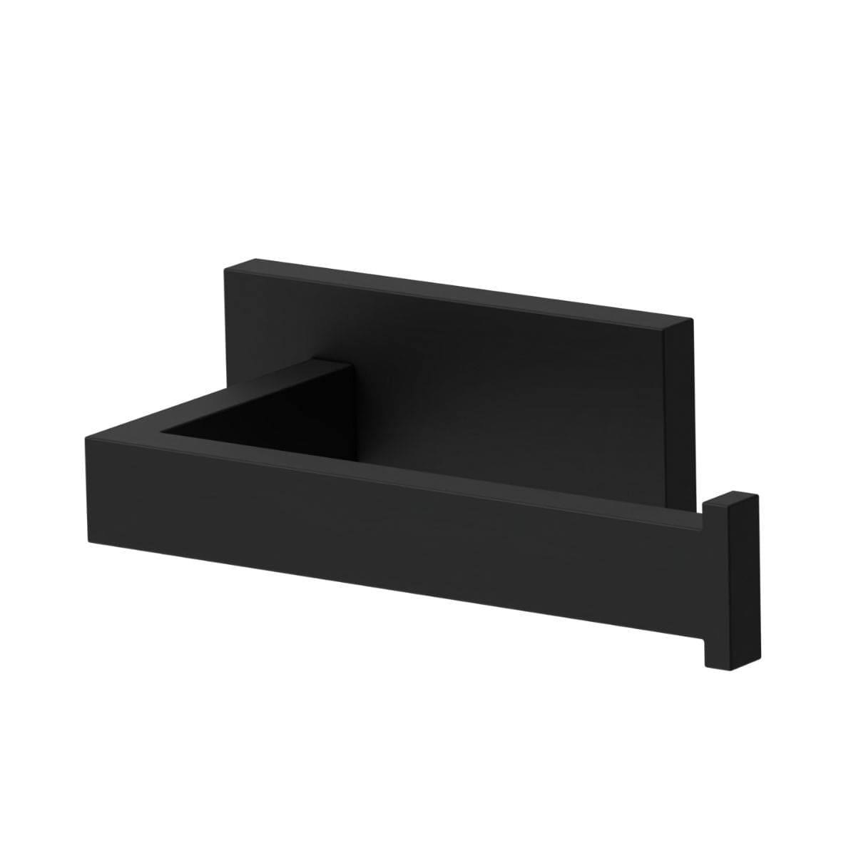 VikingBad Luna Rett Toalettrullholder Svart matt VikingBad Toalettrullholder VB-017952-02