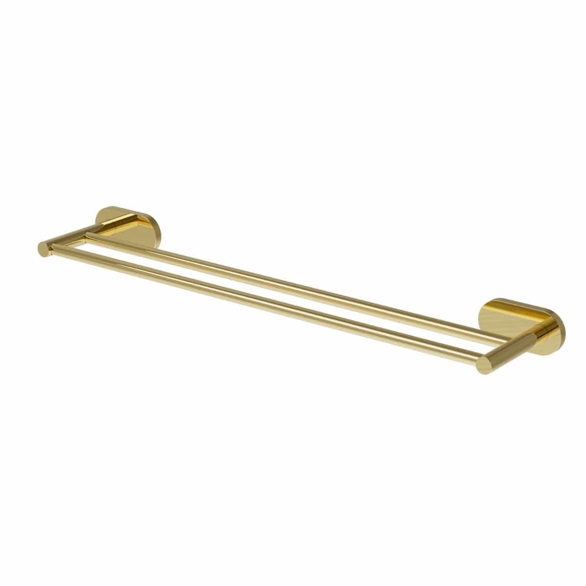 VikingBad Luna Rund Dobbel Håndklestang Gull VikingBad Håndklestang VB-017983-03