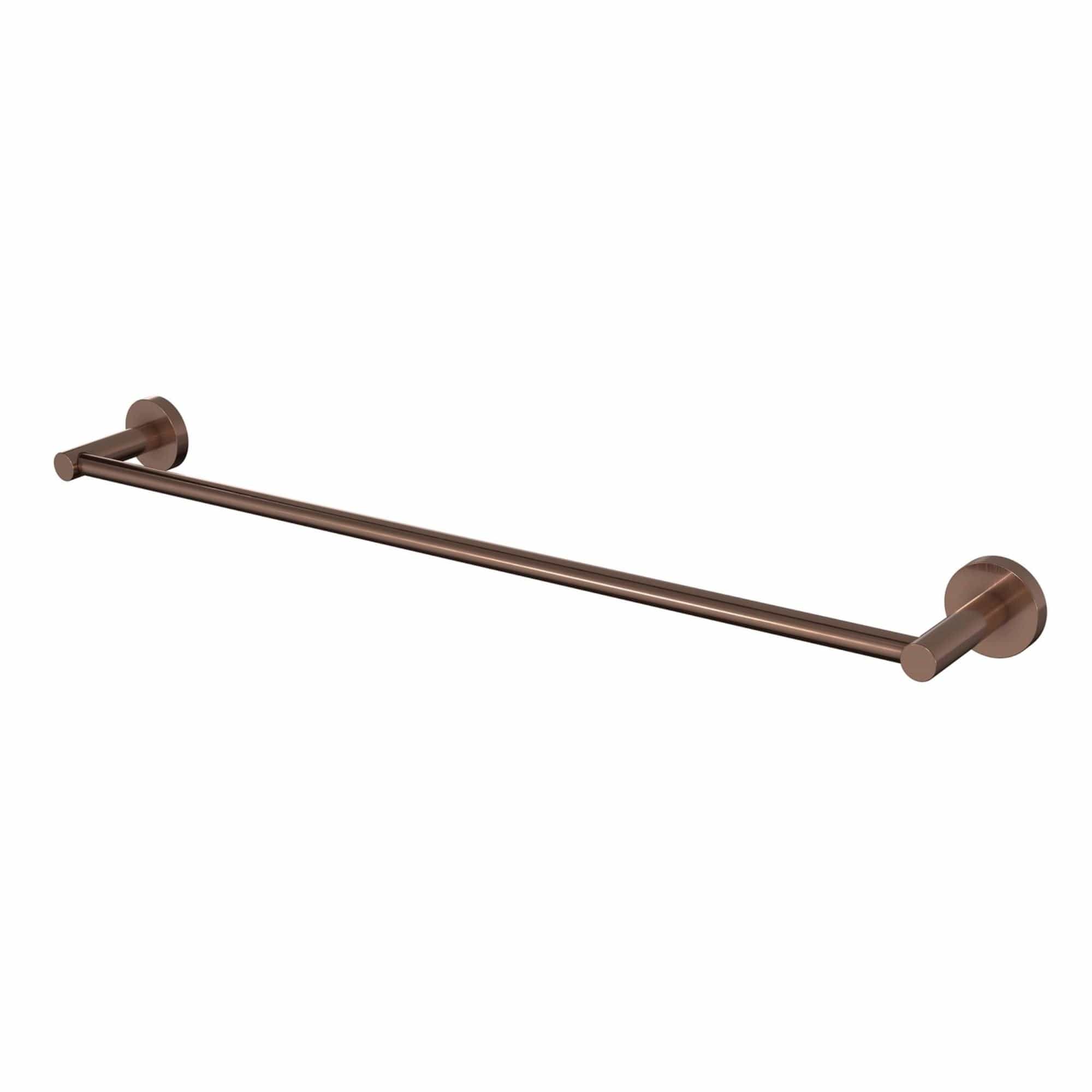 VikingBad Luna Rund Håndklestang Selvklebende Børstet roségull VikingBad Håndklestang VB-017982-08