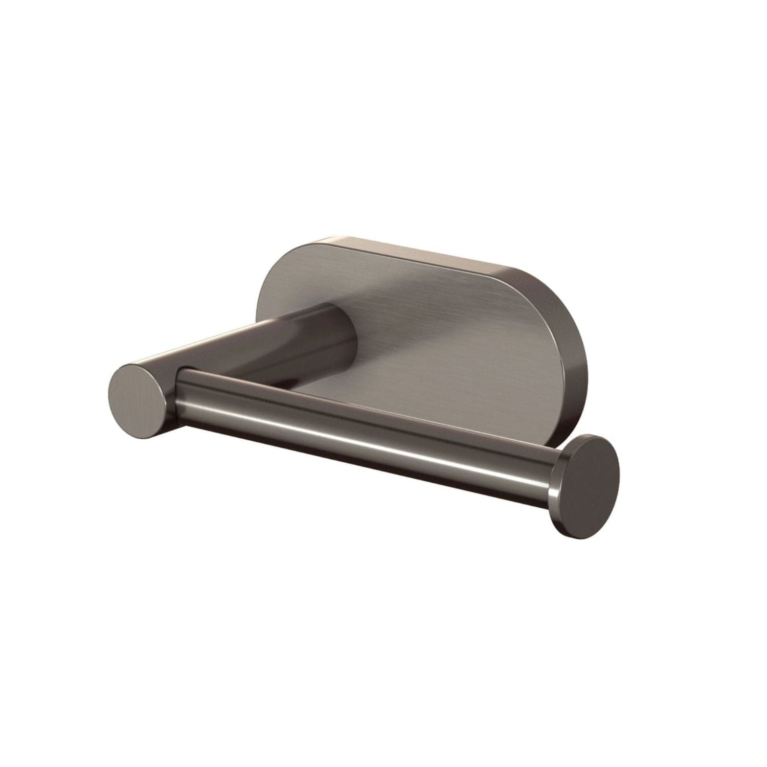 VikingBad Luna Rund Toalettrullholder Selvklebende Børstet grå VikingBad Toalettrullholder VB-017953-06