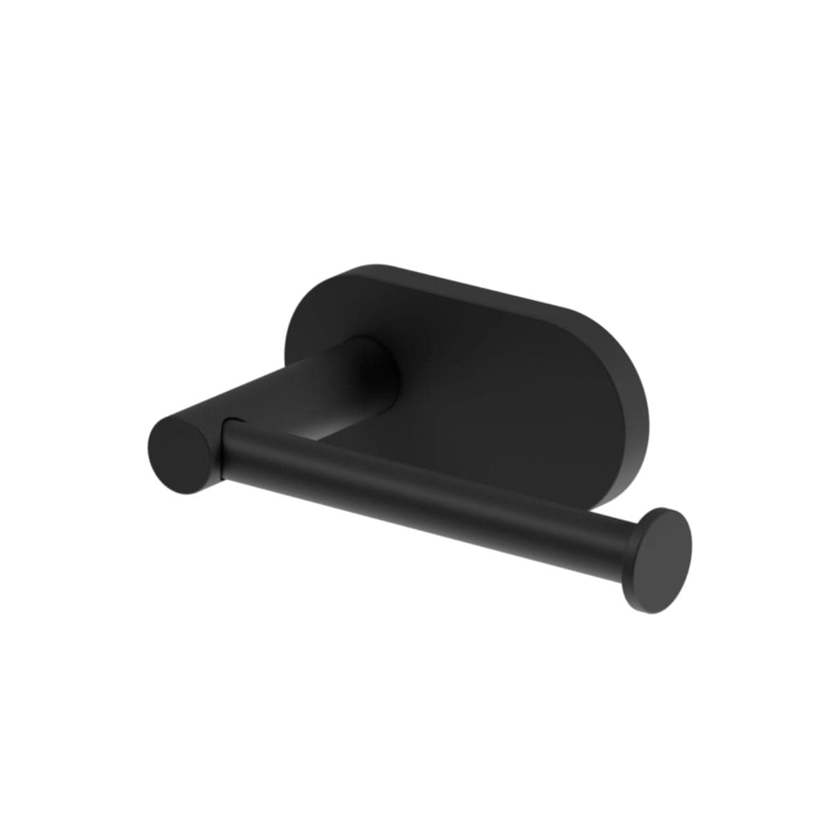 VikingBad Luna Rund Toalettrullholder Selvklebende Svart matt VikingBad Toalettrullholder VB-017953-02