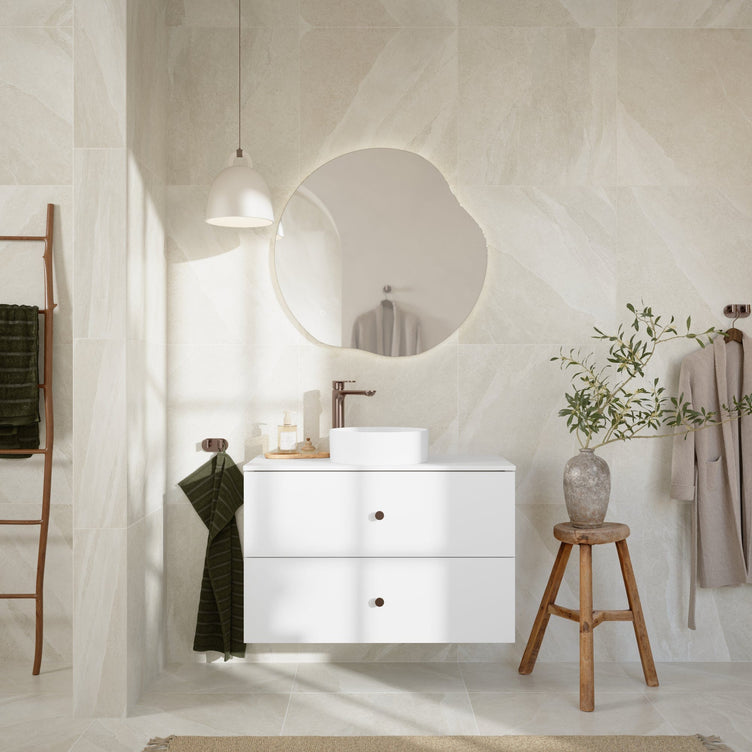 VikingBad Maya Speil med LED-lys