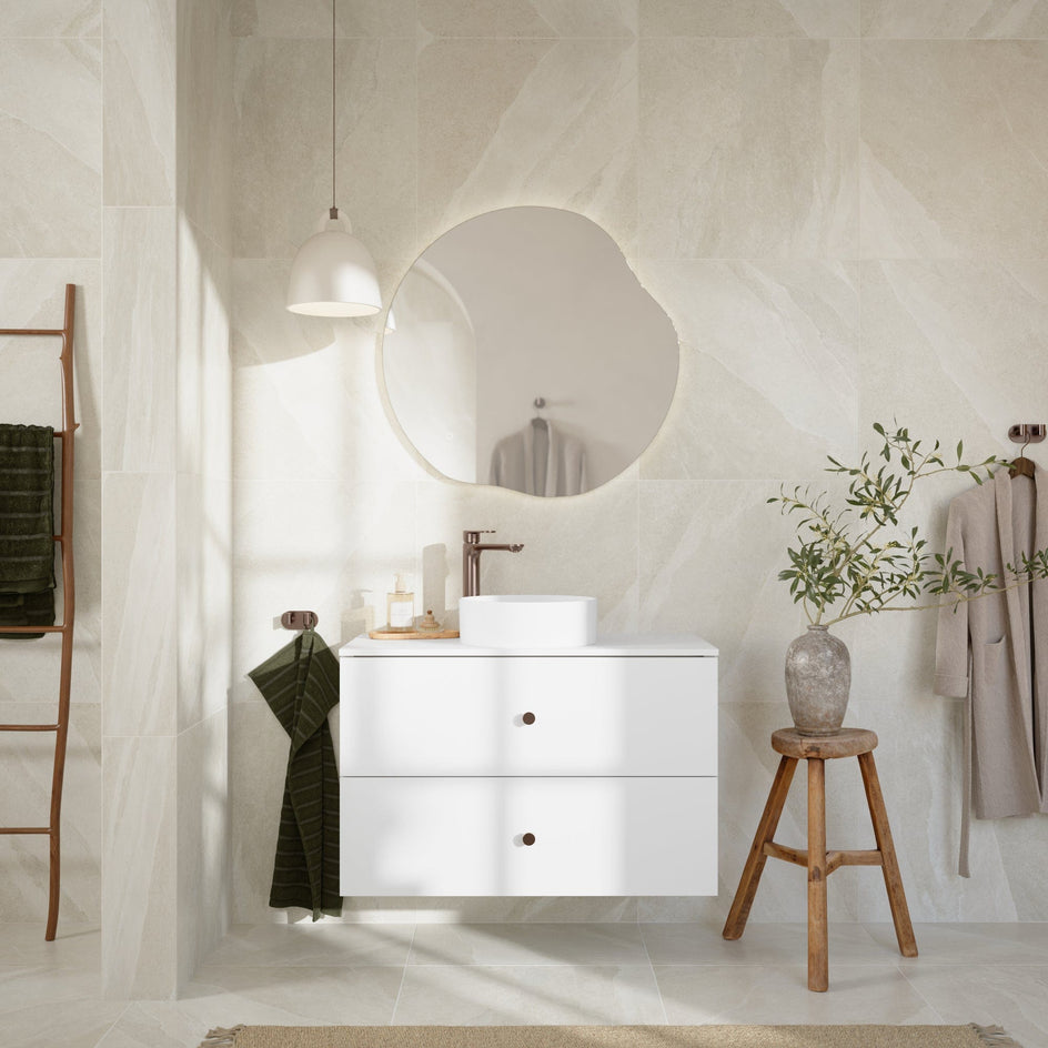 VikingBad Maya Speil med LED-lys 80cm VikingBad Baderomsspeil VB-023896