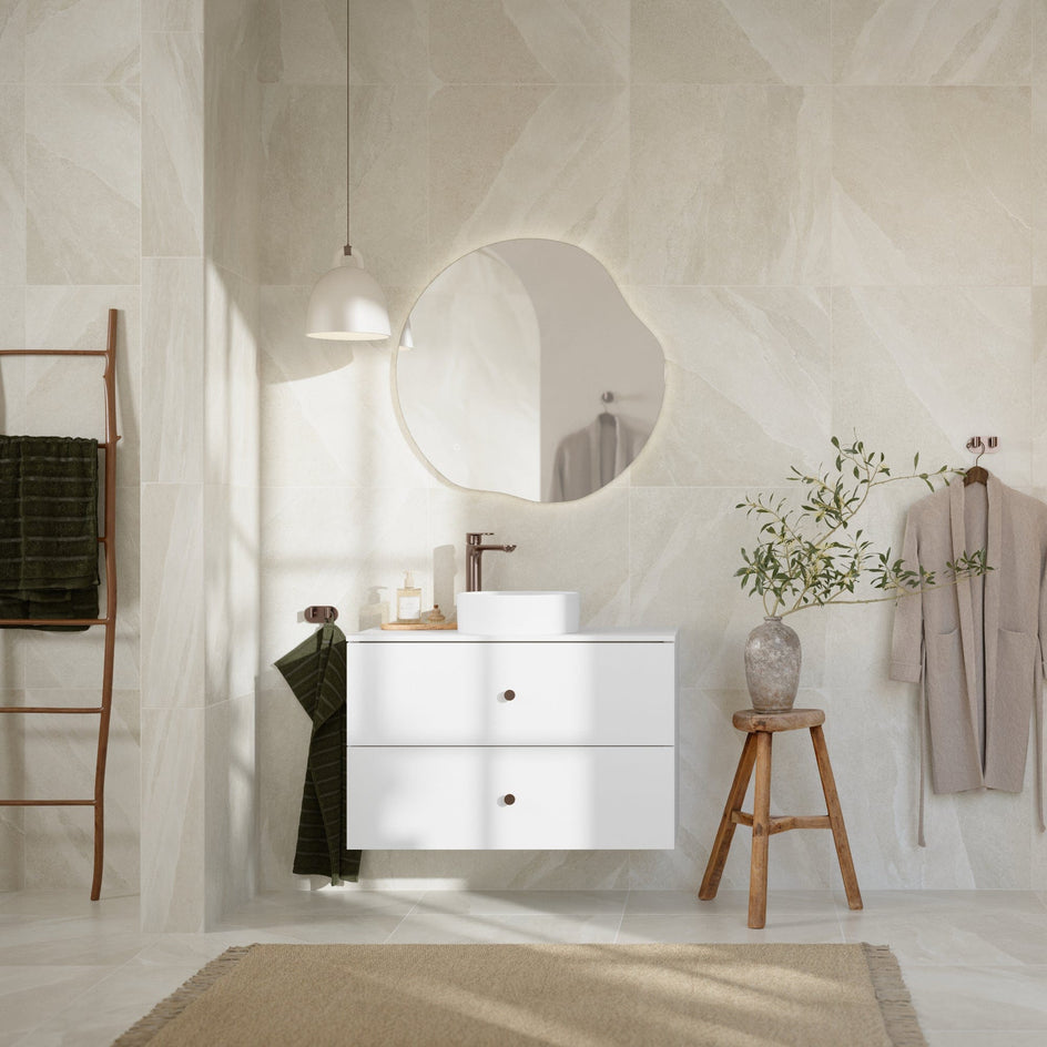 VikingBad Maya Speil med LED-lys 80cm VikingBad Baderomsspeil VB-023896