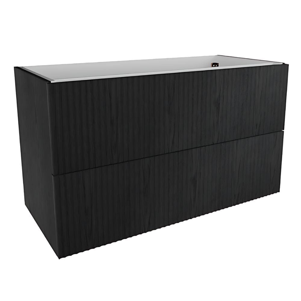 VikingBad MIE bølge Servantskap Svart eik / 100cm VikingBad Servantskap VB-116882