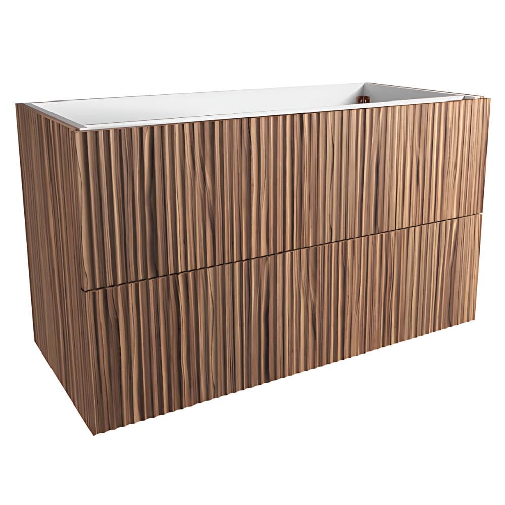 VikingBad MIE bølge Servantskap Valnøtt / 100cm VikingBad Servantskap VB-116883