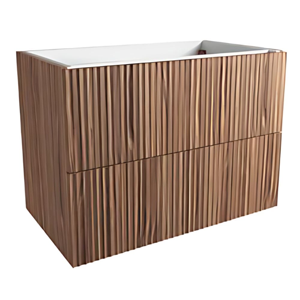 VikingBad MIE bølge Servantskap Valnøtt / 80cm VikingBad Servantskap VB-116913