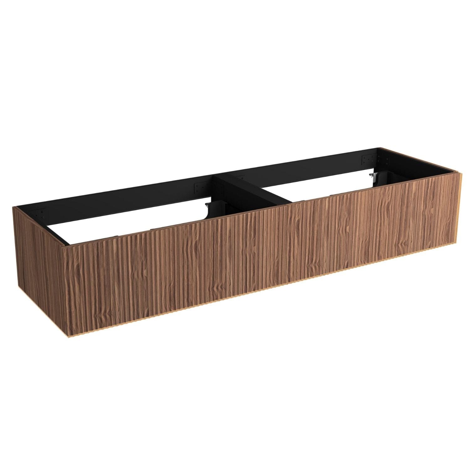 VikingBad MIE Demi Bølge Servantskap 2 servant Valnøtt / 120cm VikingBad Servantskap VB-116922