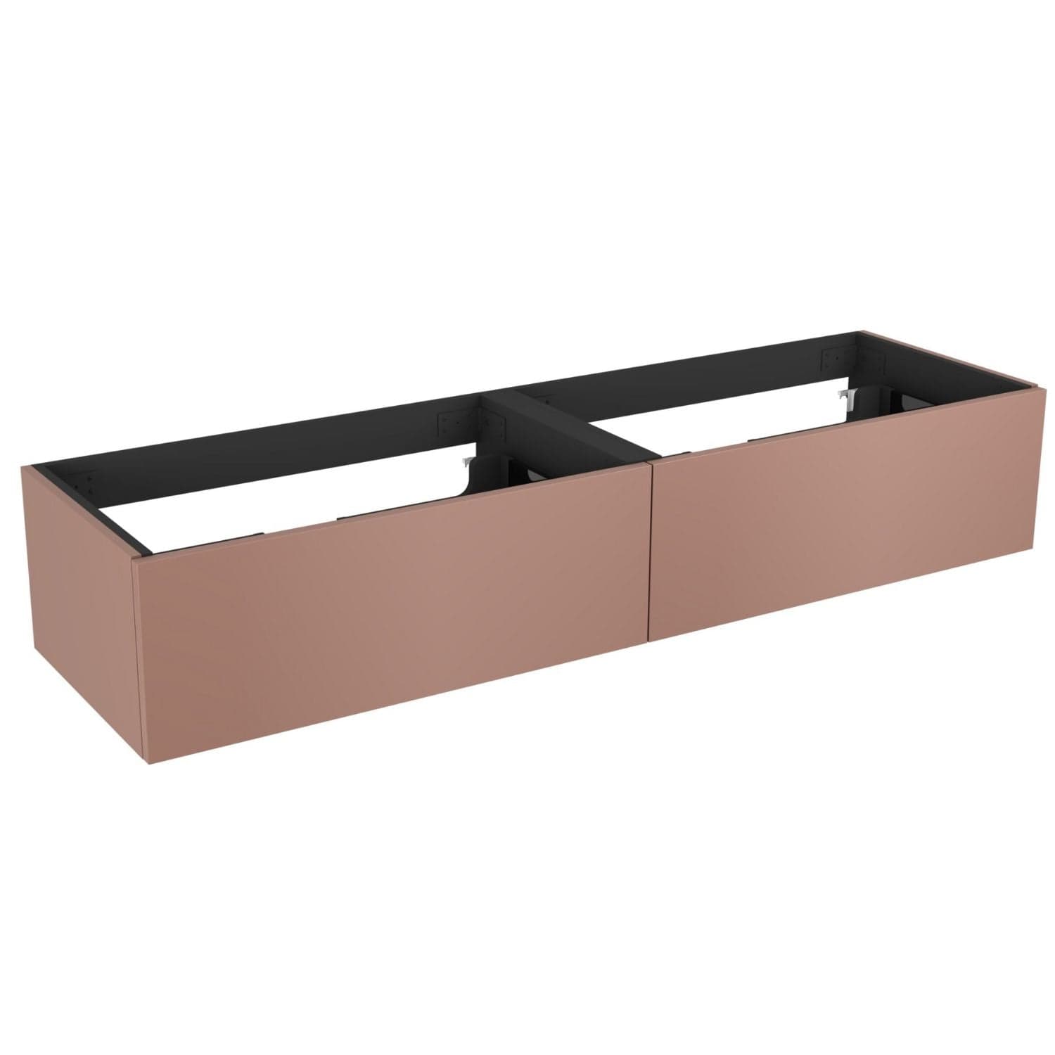 VikingBad MIE Demi Trend Servantskap Mål: B180xH46xD29 cm (3x60) Plomme / 180cm dobbel VikingBad Servantskap VB-116647