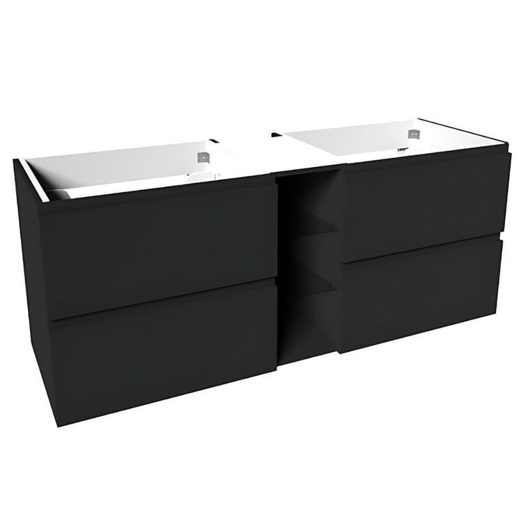 VikingBad MIE FINGERGREP DBL Servantskap åpen glasshylle