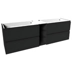 VikingBad MIE FINGERGREP DBL Servantskap åpen glasshylle