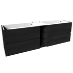 VikingBad MIE FINGERGREP DBL Servantskap åpen glasshylle