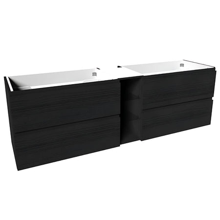 VikingBad MIE FINGERGREP DBL Servantskap åpen glasshylle