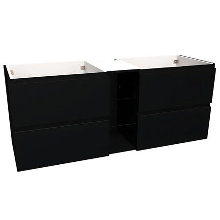 VikingBad MIE FINGERGREP DBL Servantskap åpen glasshylle