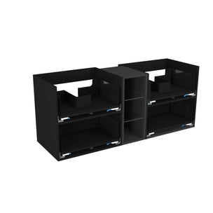 VikingBad MIE FINGERGREP DBL Servantskap åpen glasshylle