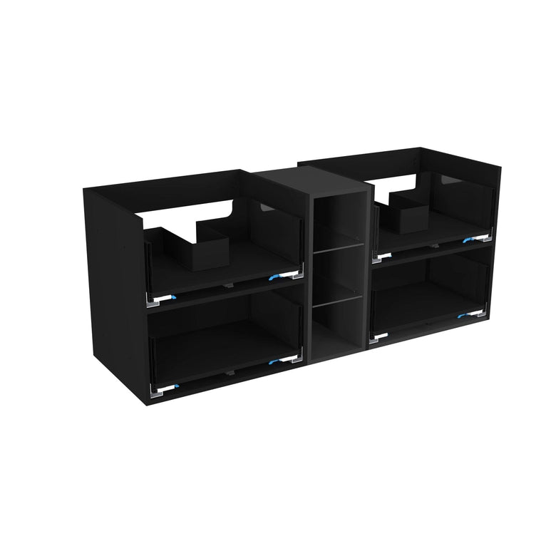 VikingBad MIE RAMME Servantskap åpen glasshylle