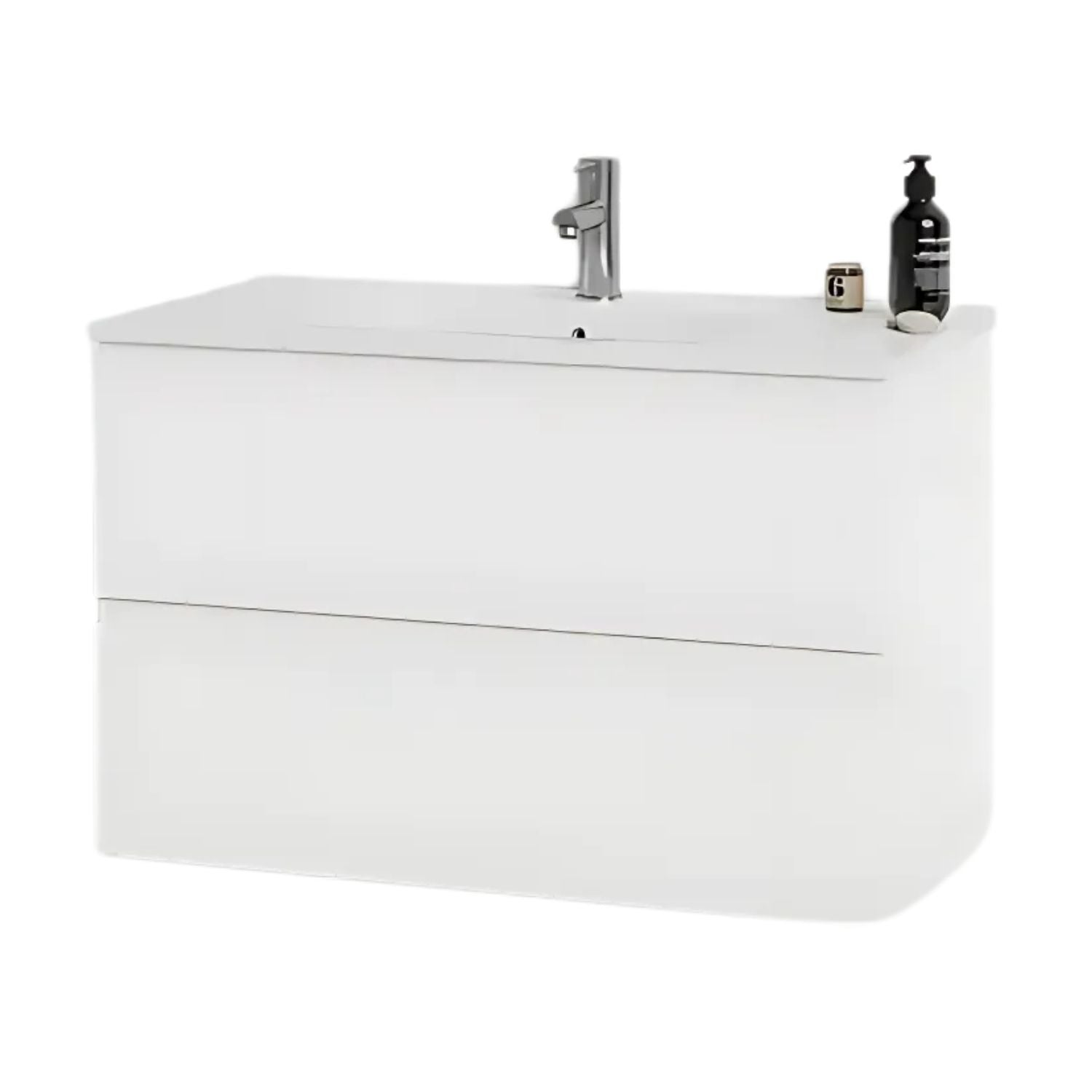 Vikingbad Outlet: MIE Fingergrep Servantskap Hvit Matt, Lakk Matt / 80cm Vikingbad Outlet: MIE Fingergrep Servantskap Hvit Matt, Lakk Matt / 80cm