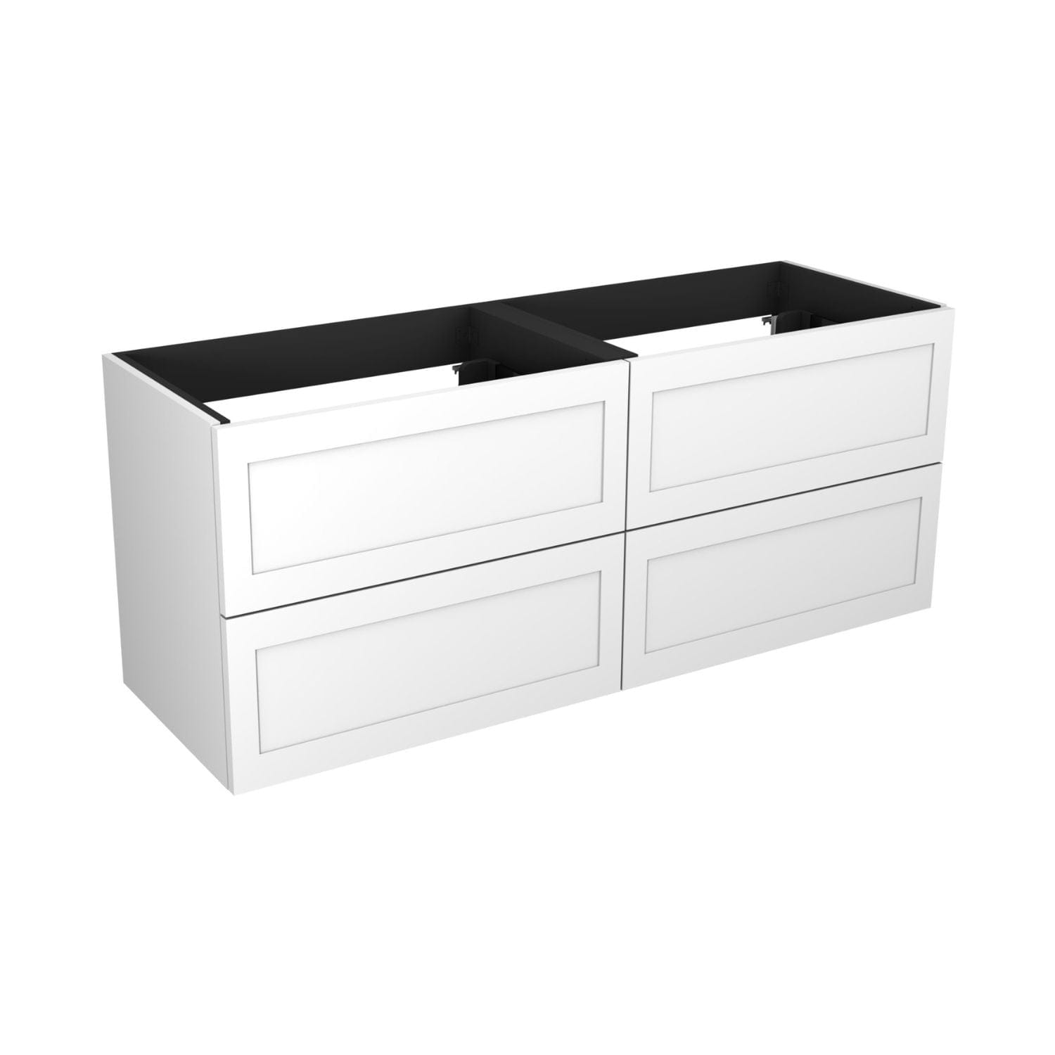 VikingBad MIE RAMME Servantskap Hvit høyglans / 120cm dobbel VikingBad Servantskap VB-114475