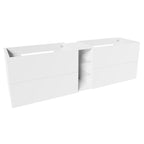 VikingBad MIE SLETT Servantskap åpen glasshylle