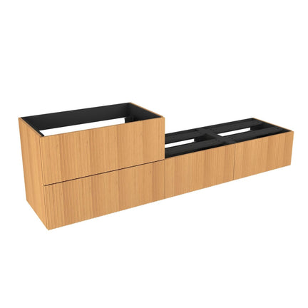 VikingBad MIE SMART Bølge Servantskap Eik / 200cm VikingBad Servantskap VB-116959