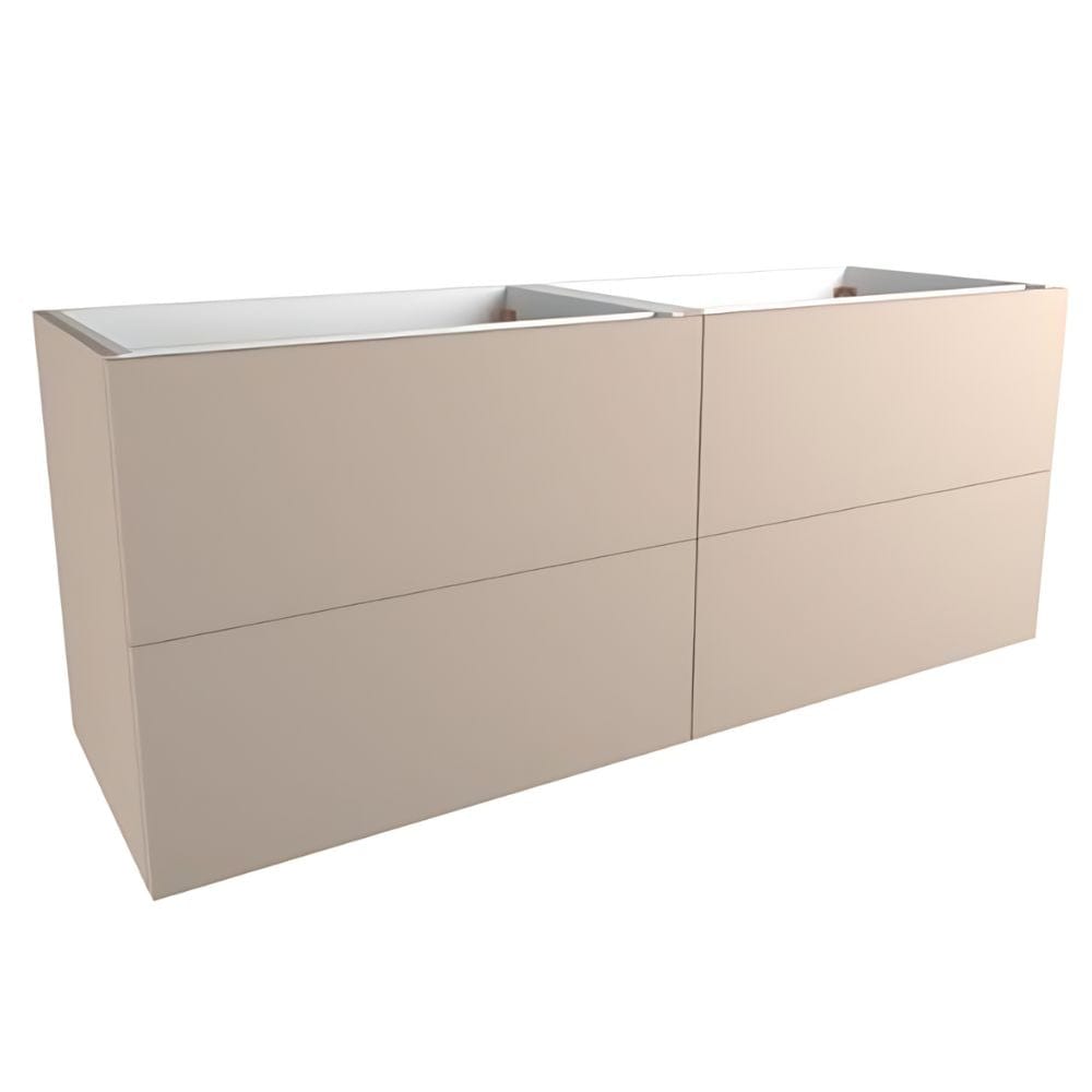 VikingBad MIE TREND Servantskap B60-180cm Varm beige / 140cm dobbel 4skuff VikingBad Servantskap VB-116603