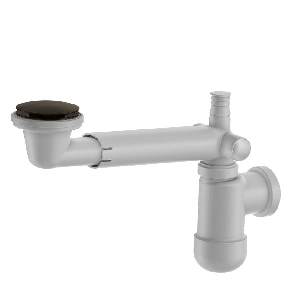 Vikingbad Mie Vannlås 40/32mm & Pop-up PRELOC 420 Børstet svart VikingBad Vannlås UTG-117840