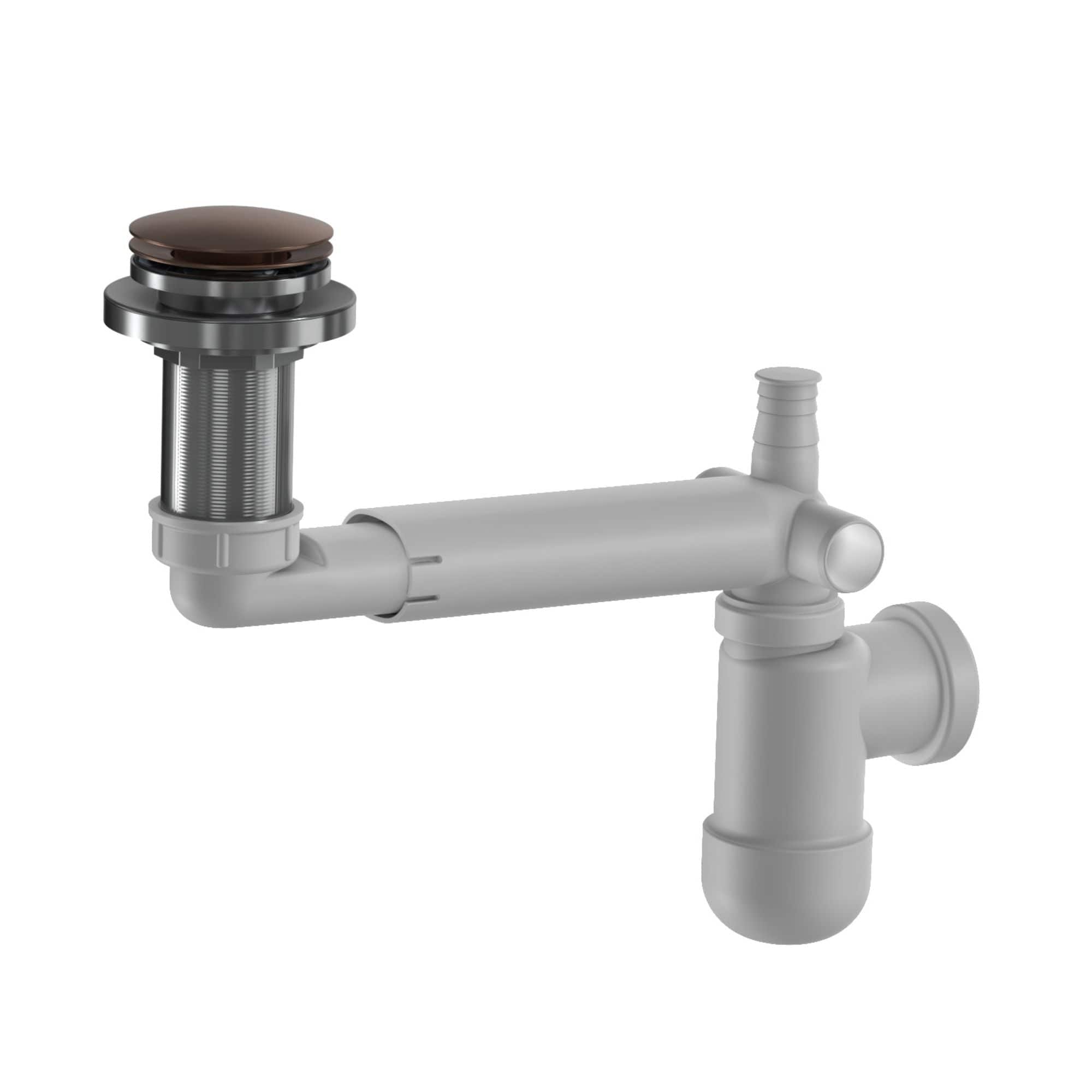 VikingBad MIE Vannlås PUM 40mm & Pop-up Børstet roségull VikingBad Vannlås VB-117853