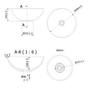 VikingBad Mina Bolleservant Ø38cm