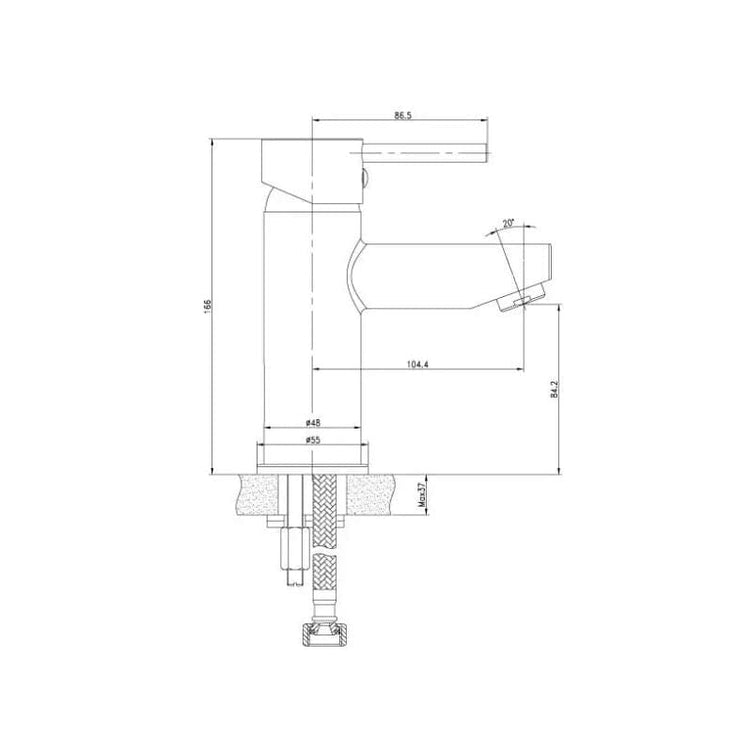 Vikingbad MIRI Eco Servantbatteri