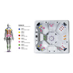 Vikingbad Morild Utendørs Spa Sterling Silver/Grå - FRP lokk og bluetooth stereo