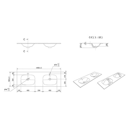 VikingBad Nea Møbelservant Rett