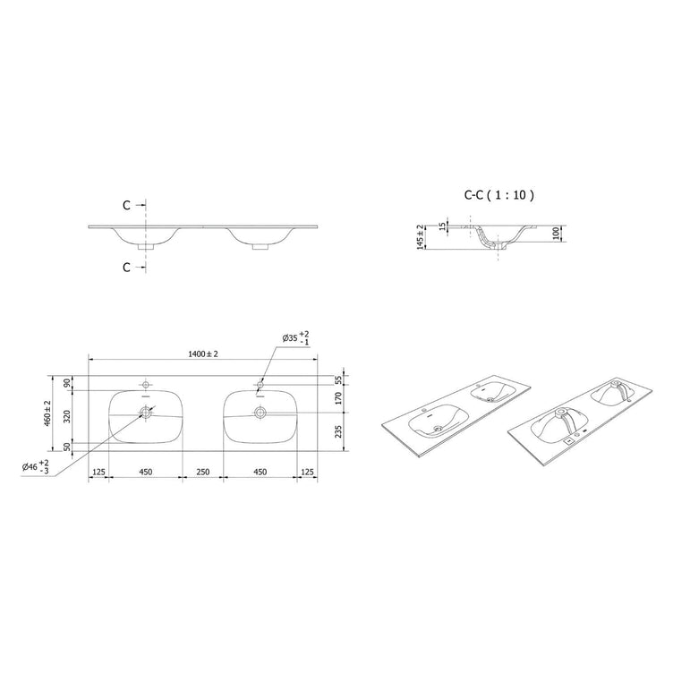 VikingBad Nea Møbelservant Rett