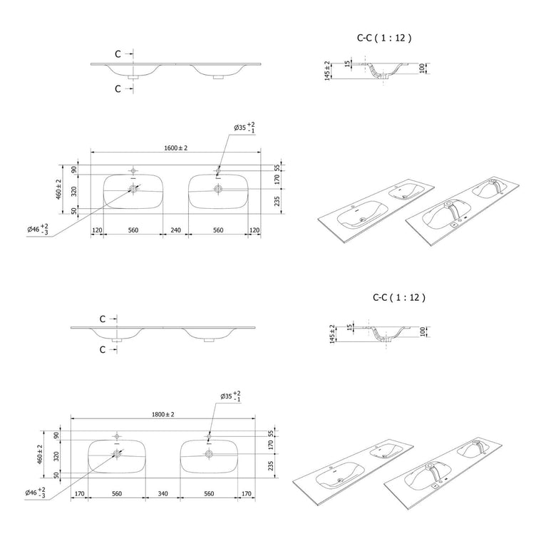 VikingBad Nea Møbelservant Rett