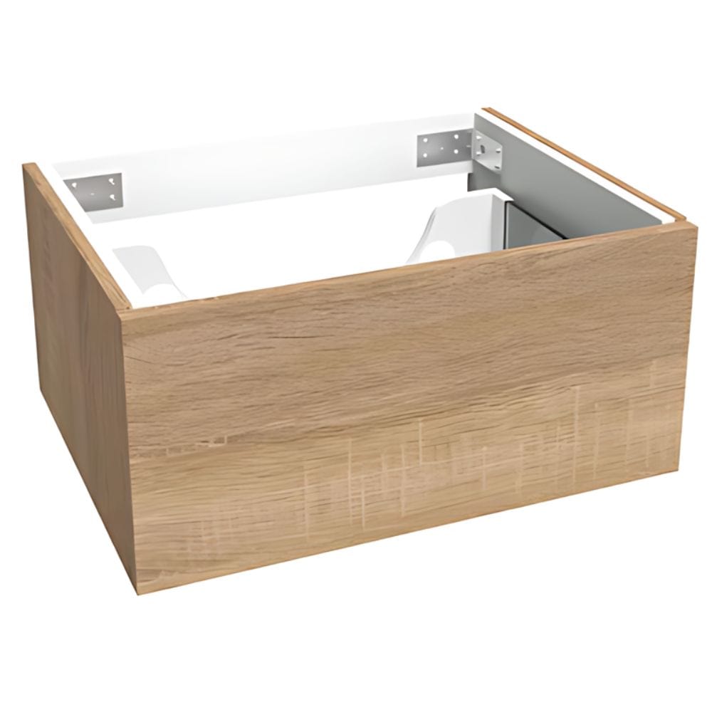 VikingBad Servantskap slett MIE DEMI Mål: B(60-180)xH46xD29 cm Lys eik / 60cm VikingBad Servantskap VB-116114