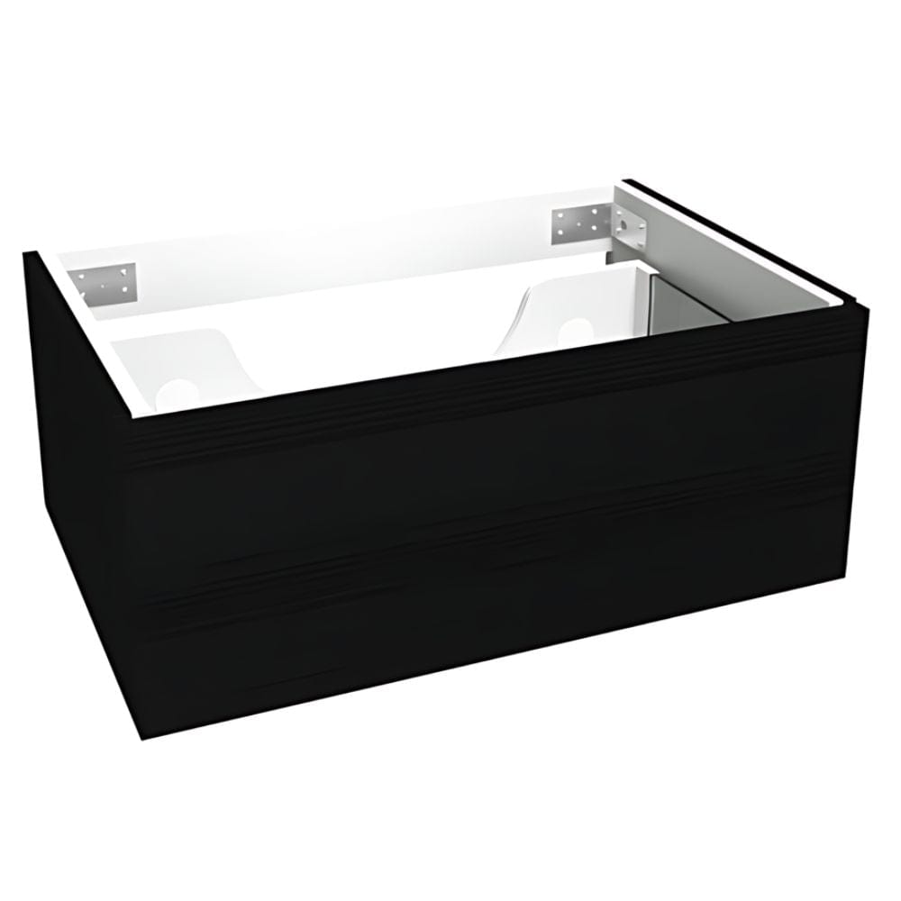 VikingBad Servantskap slett MIE DEMI Mål: B(60-180)xH46xD29 cm Svart eik / 70cm VikingBad Servantskap VB-116120