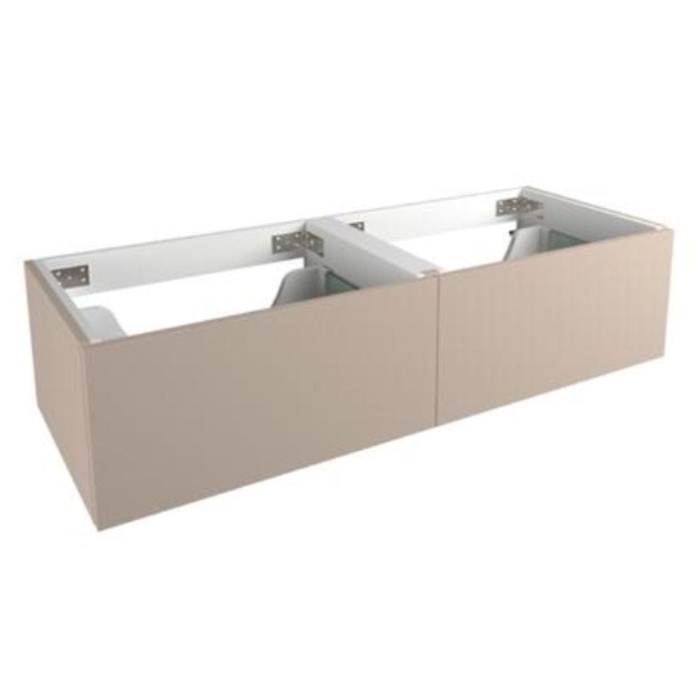 VikingBad Servantskap trend MIE DEMI Mål: B(120-180)xH46xD29 cm Varm beige / 120cm dobbel VikingBad Servantskap VB-116611