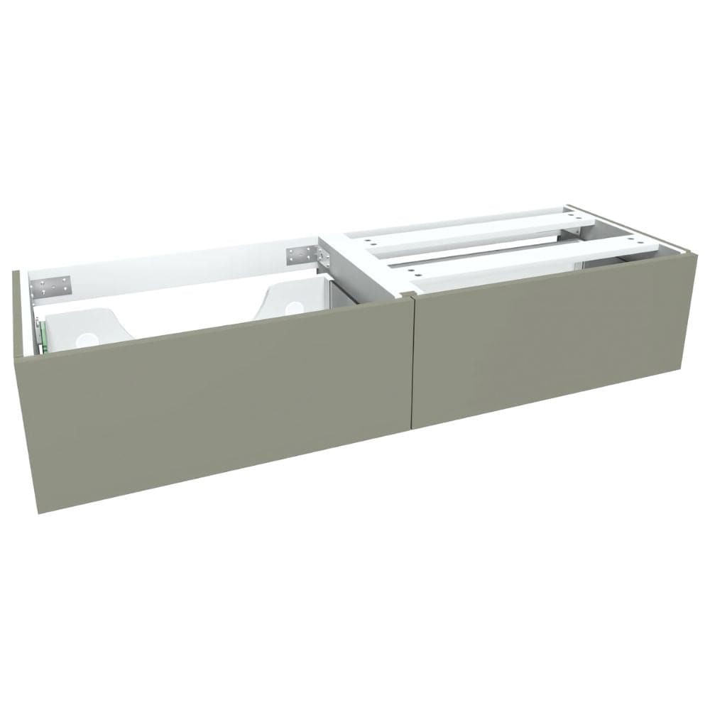 VikingBad Servantskap trend MIE DEMI Mål: B(60-180)xH46xD29 cm Oliven / 140cm VikingBad Servantskap VB-116332