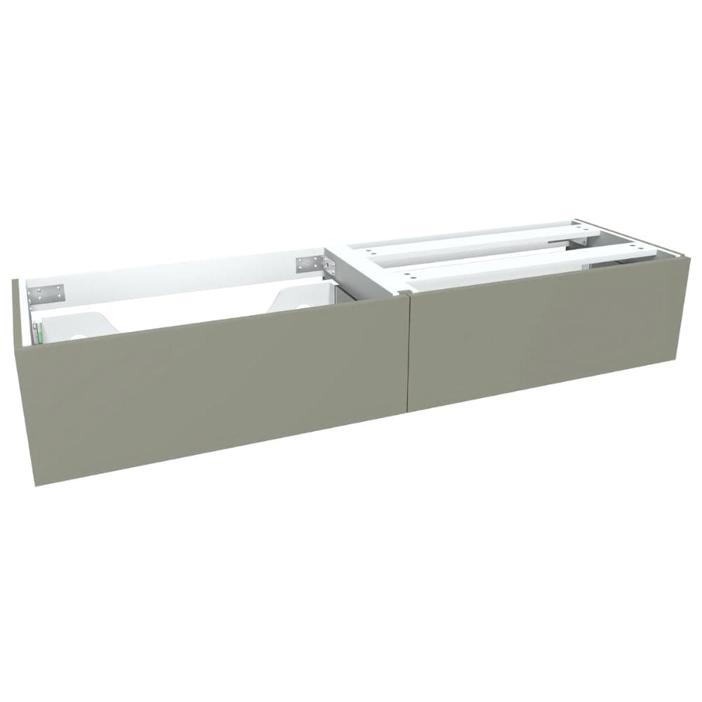 VikingBad Servantskap trend MIE DEMI Mål: B(60-180)xH46xD29 cm Oliven / 160cm VikingBad Servantskap VB-116334