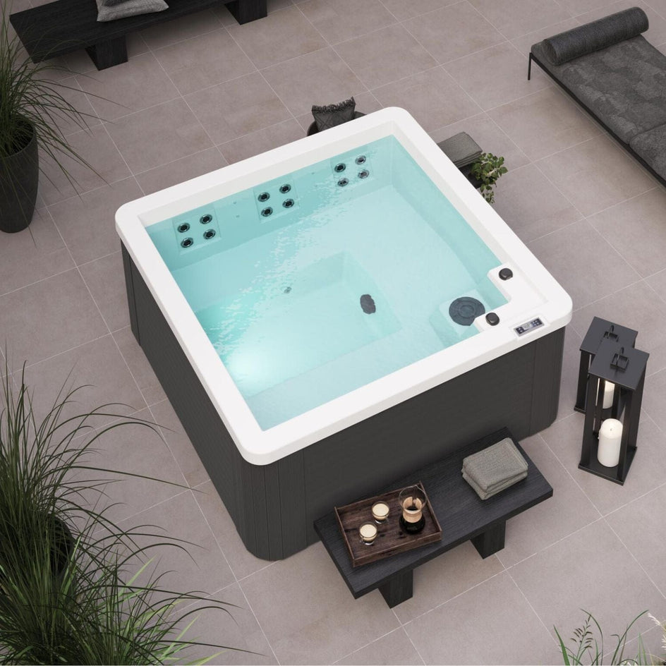 VikingBad Solglimt Utendørs massasjebad VikingBad Utendørs boblebad VB-116472