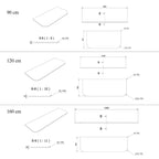 VikingBad Solid Surface Avrundet Benkeplate D46