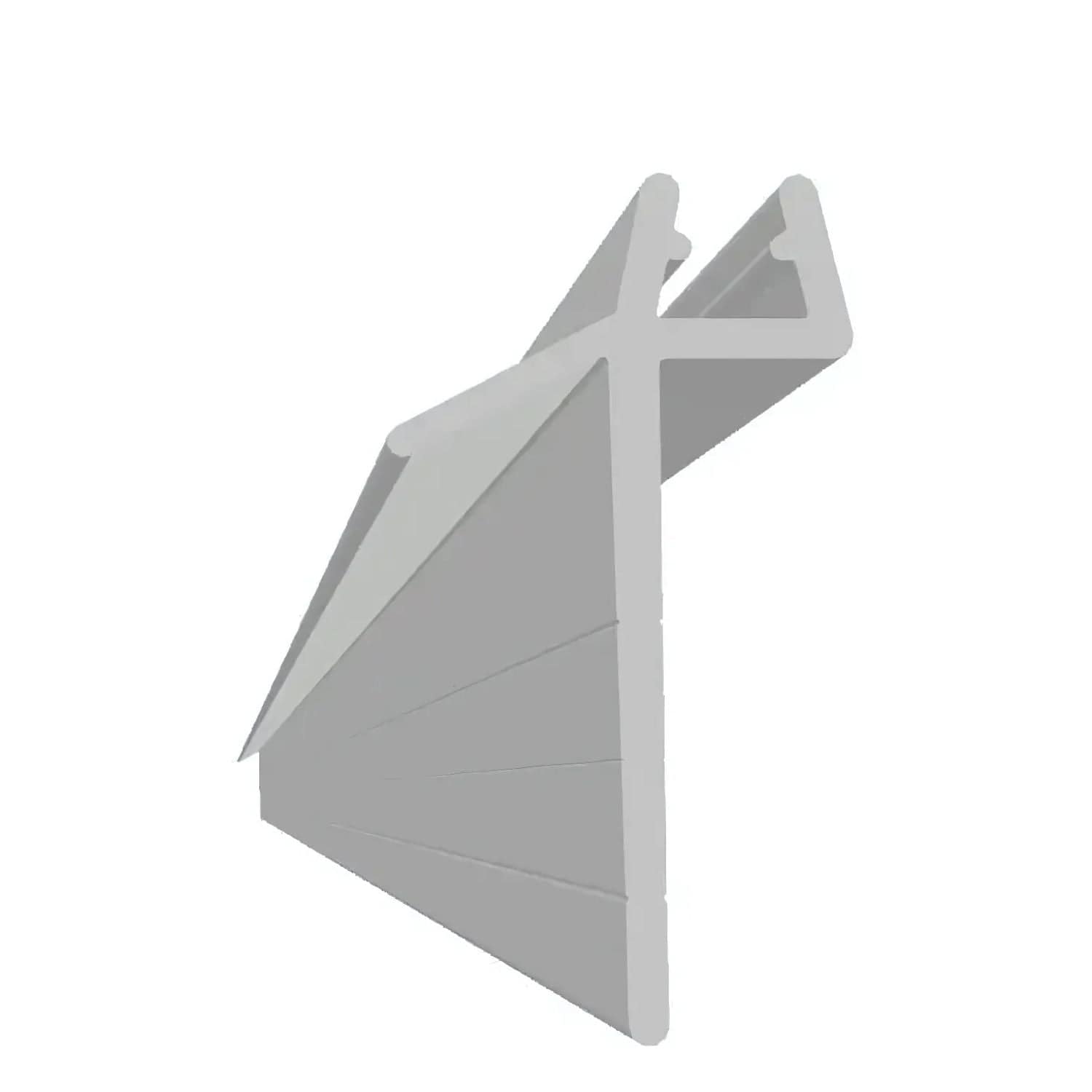 VikingBad Subbelist Liam PVC H32mm Rivbar B100cm Klar VikingBad Reservedel dusj VB-004687-01