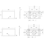 VikingBad Una Baderomsspeil m/LED