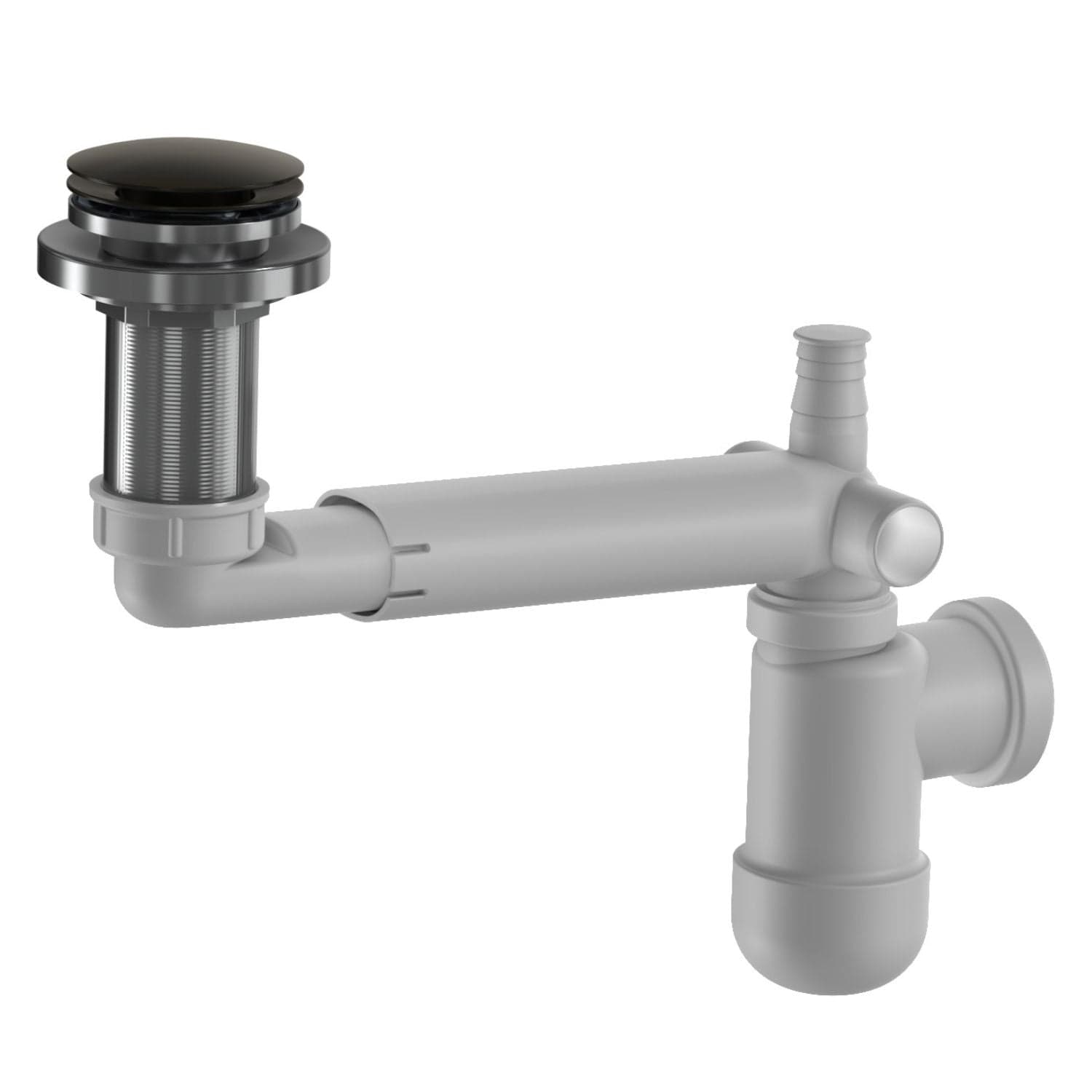 VikingBad Vannlås & Pop-up Ø40/32mm Børstet svart VikingBad Vannlås VB-117848