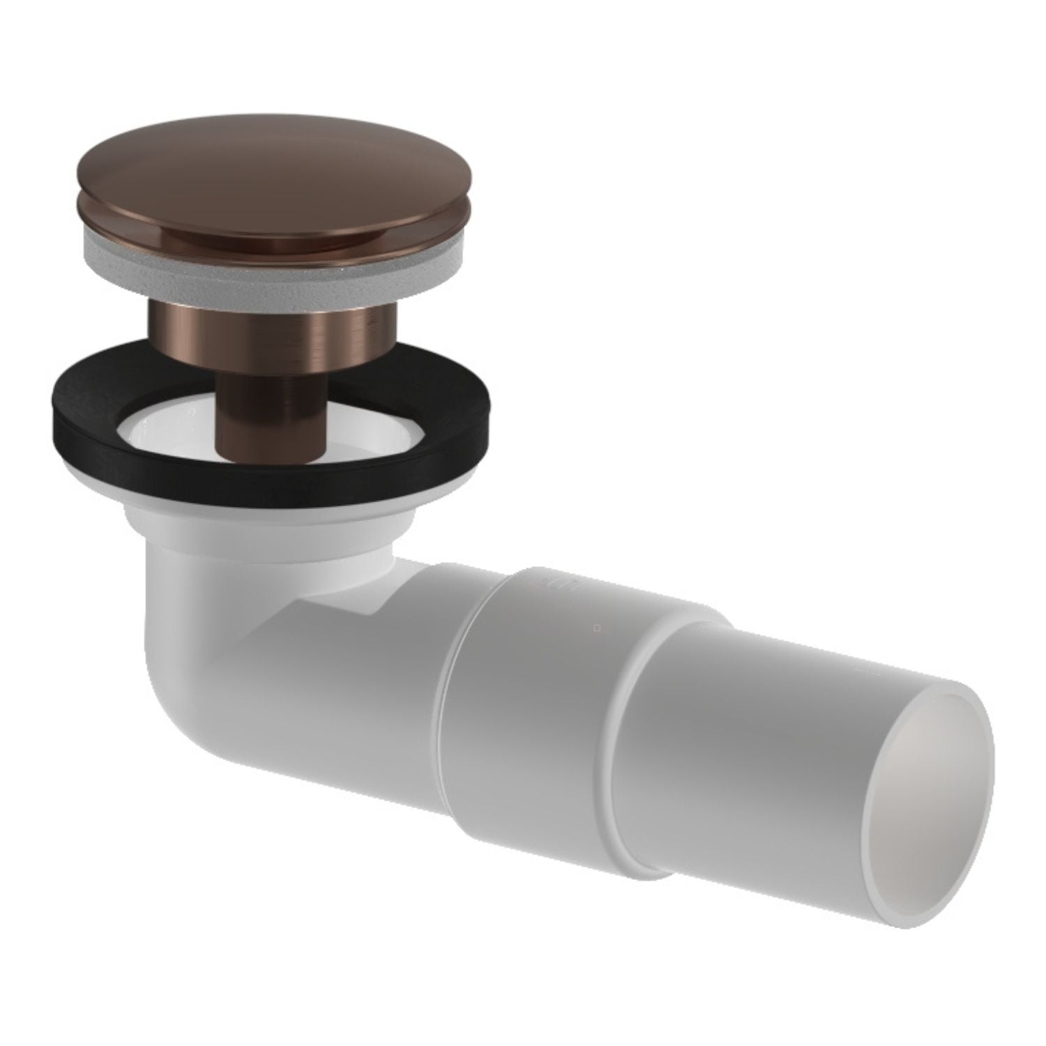 VikingBad Vannlås PUM & Pop-up Ø40mm smykkefelle Børstet roségull VikingBad Vannlås VB-117845