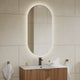 VikingBad Vida Ovalt  Speil med LED lys 40x80cm VikingBad Baderomsspeil VB-017572-01