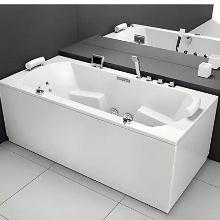 VikingBad Vigen Massasjebad 180-190 Hvit / 180cm / Grunnmodell VikingBad Boblebadekar VB-107818