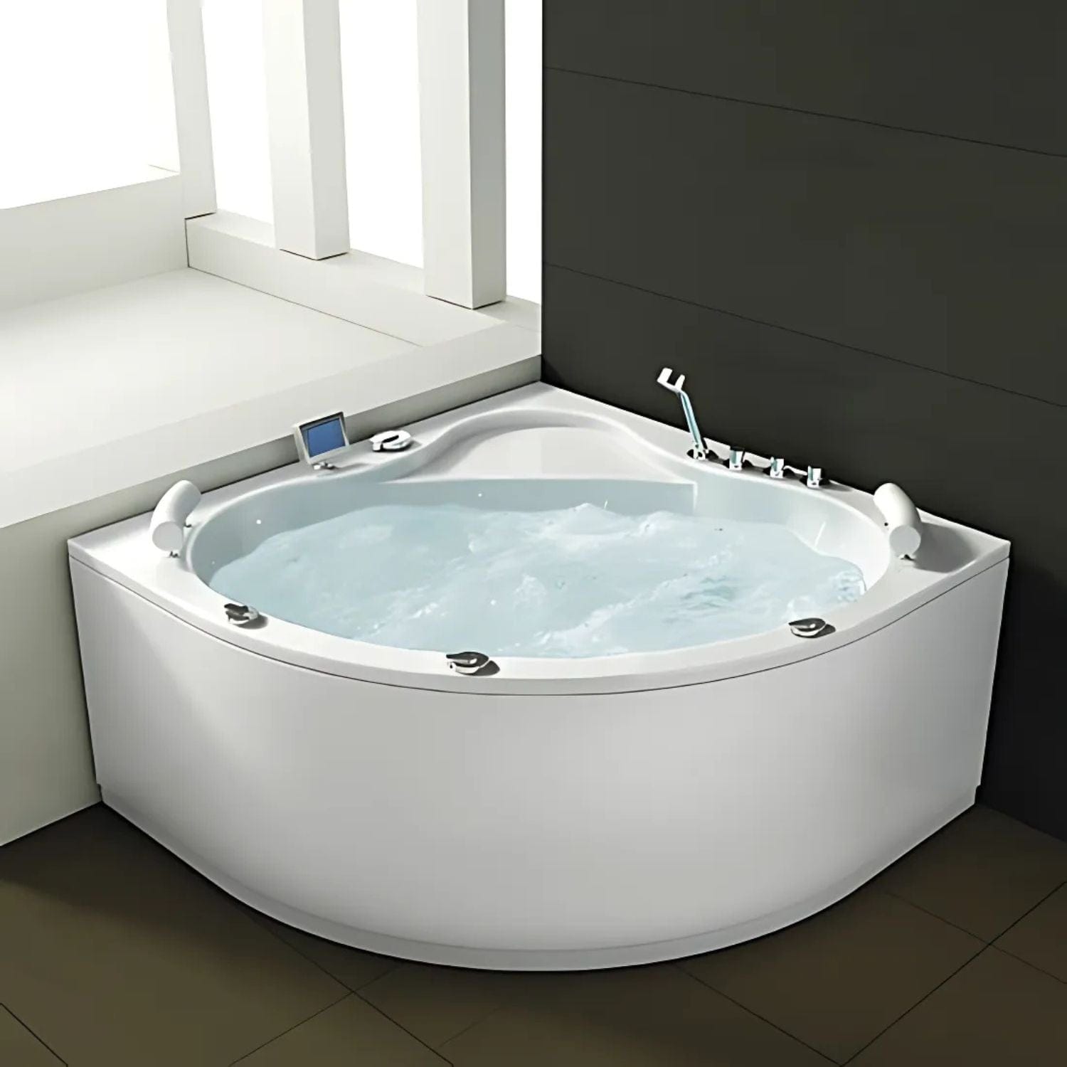 VikingBad Vik Massasjebad 150 Hvit / 150cm / Xtreme VikingBad Boblebadekar VB-106452