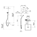 Vikingbad Vilde Rainshower Rett