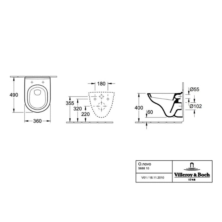 Villeroy & Boch O.novo Compact Veggskål