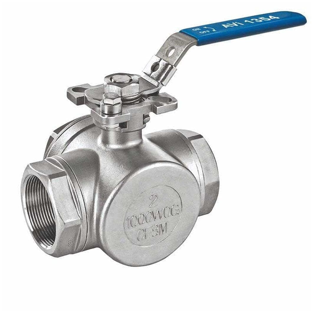 A-Collection 3-Veis Kuleventil L-Løp 1 1/2" A-collection Kuleventil AH-5671067